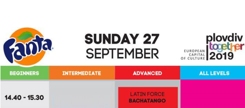 Latin Force с представление и урок по време на INTERNATIONAL DANCE FESTIVAL PLOVDIV 2015