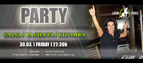 Latin Force salsa, bachata and kizomba party!